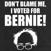 Don't Blame Me I Voted For Bernie Sanders Garment-Dyed Fleece Hoodie
