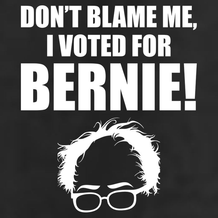 Don't Blame Me I Voted For Bernie Sanders Garment-Dyed Fleece Hoodie