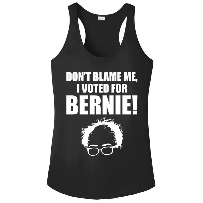 Don't Blame Me I Voted For Bernie Sanders Ladies PosiCharge Competitor Racerback Tank