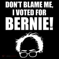 Don't Blame Me I Voted For Bernie Sanders Metallic Star Ornament