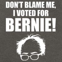 Don't Blame Me I Voted For Bernie Sanders Cotton Canvas Backpack