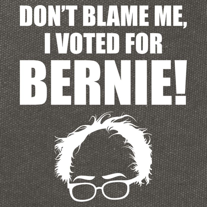 Don't Blame Me I Voted For Bernie Sanders Cotton Canvas Backpack