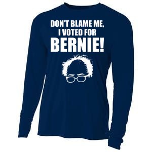 Don't Blame Me I Voted For Bernie Sanders Cooling Performance Long Sleeve Crew