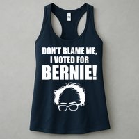 Don't Blame Me I Voted For Bernie Sanders Womens Tank Top