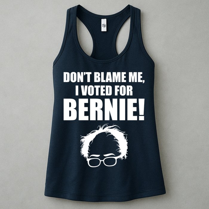 Don't Blame Me I Voted For Bernie Sanders Womens Tank Top