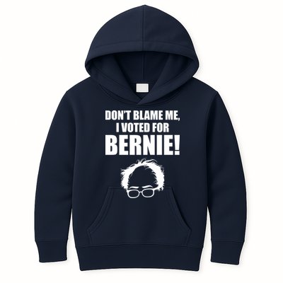 Don't Blame Me I Voted For Bernie Sanders Kids Hoodie