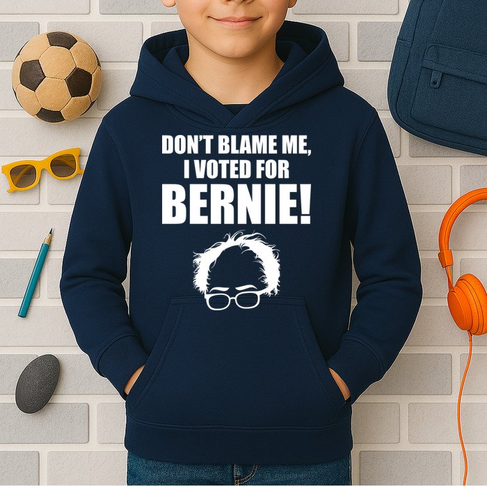 Don't Blame Me I Voted For Bernie Sanders Kids Hoodie