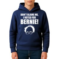 Don't Blame Me I Voted For Bernie Sanders Kids Hoodie