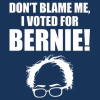 Don't Blame Me I Voted For Bernie Sanders Kids T-Shirt