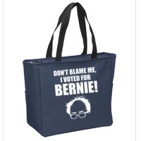 Don't Blame Me I Voted For Bernie Sanders Zip Tote Bag