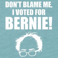 Don't Blame Me I Voted For Bernie Sanders Sueded Cloud Jersey T-Shirt