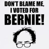 Don't Blame Me I Voted For Bernie Sanders Garment-Dyed Sweatshirt