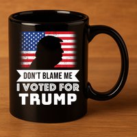 Don't Blame Me I Voted For Trump 11oz C Handle Ceramic Mug