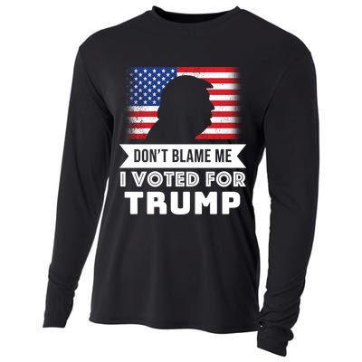 Don't Blame Me I Voted For Trump Cooling Performance Long Sleeve Crew