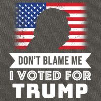 Don't Blame Me I Voted For Trump Cotton Canvas Backpack