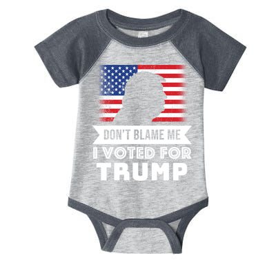 Don't Blame Me I Voted For Trump Infant Baby Jersey Bodysuit