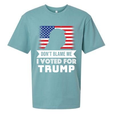 Don't Blame Me I Voted For Trump Sueded Cloud Jersey T-Shirt