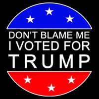 Don't Blame Me I Voted For Trump Pro Republican Cropped Pullover Crew
