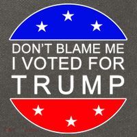 Don't Blame Me I Voted For Trump Pro Republican Cotton Canvas Backpack