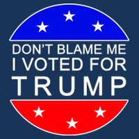 Don't Blame Me I Voted For Trump Pro Republican Flatbill Hat