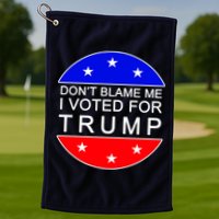 Don't Blame Me I Voted For Trump Pro Republican Golf Towel