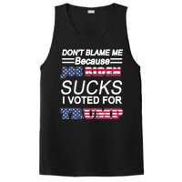 Don't Blame Me Joe Biden Sucks I Voted For Trump PosiCharge Competitor Tank