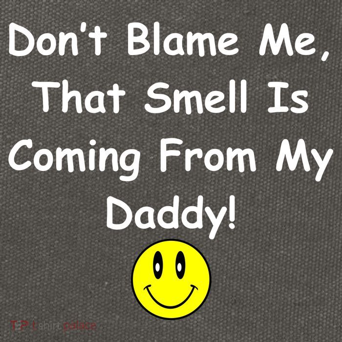 Don't Blame Me Smelly Daddy Cotton Canvas Backpack