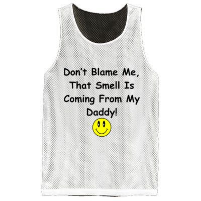 Don't Blame Me Smelly Daddy Mesh Reversible Basketball Jersey Tank
