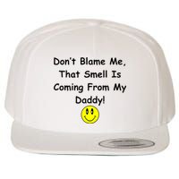 Don't Blame Me Smelly Daddy Wool Snapback Cap