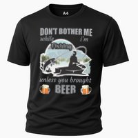 Don't Bother Me While I'm Fishing Beer Performance Shirt