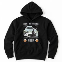 Don't Bother Me While I'm Fishing Beer Hoodie