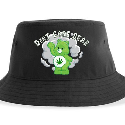Don't Care Smoking Bear Sustainable Bucket Hat