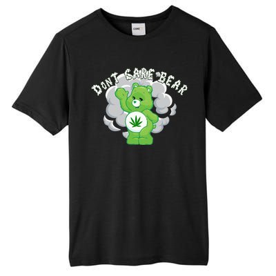 Don't Care Smoking Bear Tall Fusion ChromaSoft Performance T-Shirt