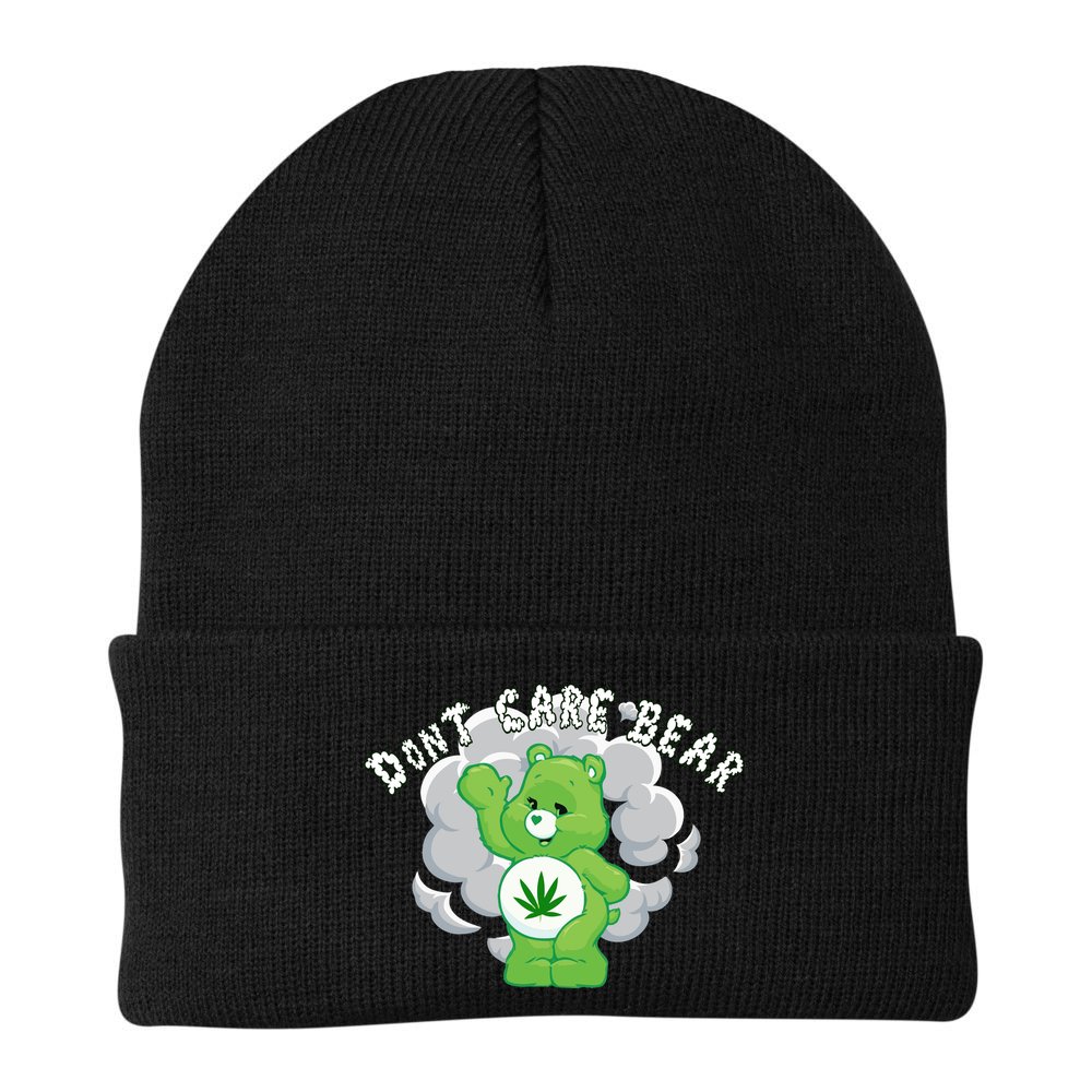 Don't Care Smoking Bear Beanie