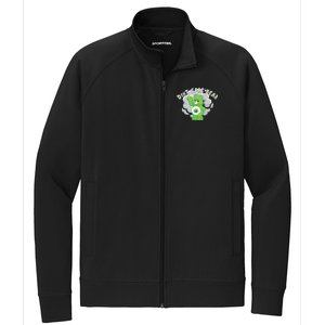 Don't Care Smoking Bear Stretch Full-Zip Cadet Jacket