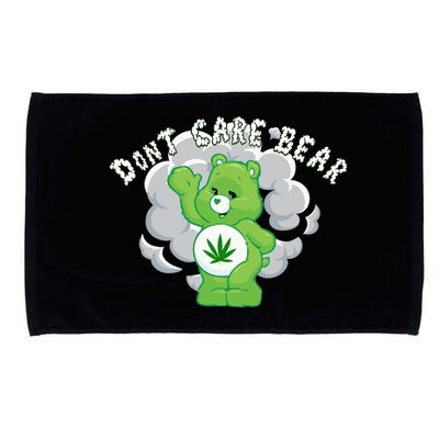 Don't Care Smoking Bear Microfiber Hand Towel