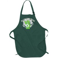 Don't Care Smoking Bear Full-Length Apron With Pockets