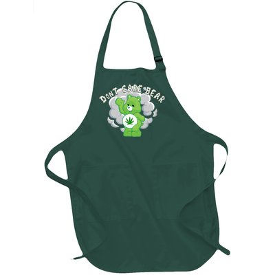 Don't Care Smoking Bear Full-Length Apron With Pockets