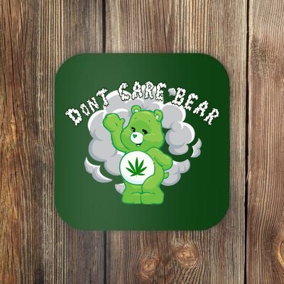 Don't Care Smoking Bear Coaster