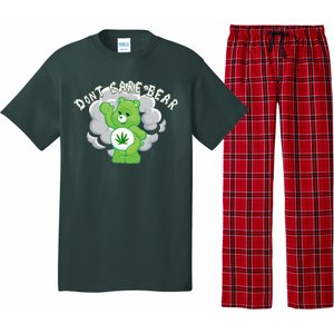 Don't Care Smoking Bear Pajama Set