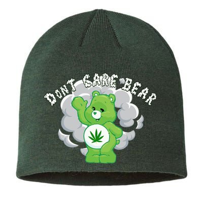 Don't Care Smoking Bear Sustainable Beanie