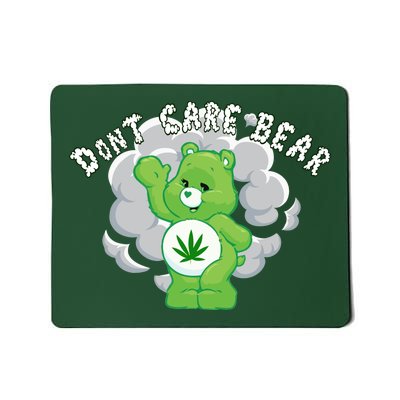 Don't Care Smoking Bear Mousepad