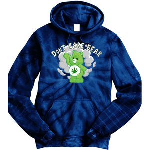 Don't Care Smoking Bear Tie Dye Hoodie