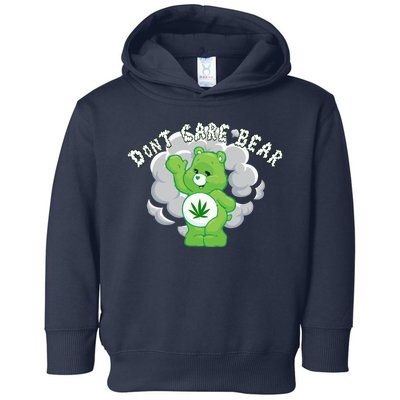 Don't Care Smoking Bear Toddler Hoodie