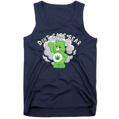 Don't Care Smoking Bear Tank Top