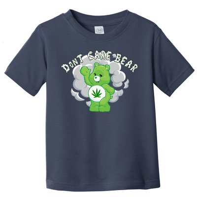 Don't Care Smoking Bear Toddler T-Shirt