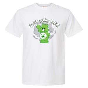 Don't Care Smoking Bear Garment-Dyed Heavyweight T-Shirt