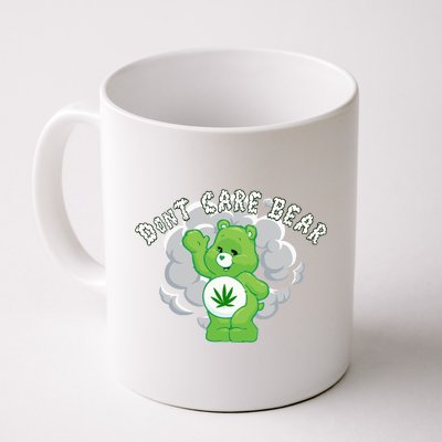 Don't Care Smoking Bear Coffee Mug