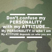 Don't Confuse My Personality With My Attitude Legacy Tie Dye Trucker Hat