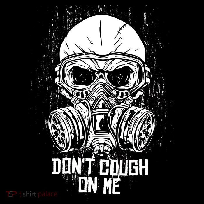 Don't Cough On Me Funny Virus Grunge 16 in Basic Backpack